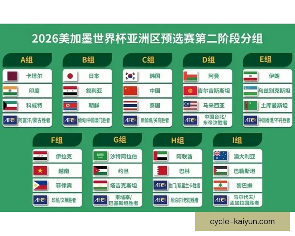 世界杯预选赛最新排名揭晓，各队争夺名额状态回暖